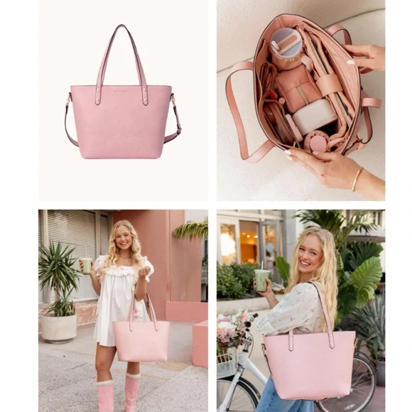 Poppy & Peonies - The Go Getter Tote - Purse with Laptop Sleeve - Work or Travel - Picture 2 of 9